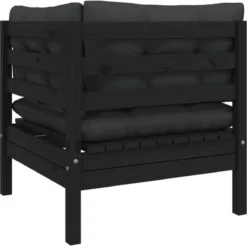 VidaXL 3-delige Loungeset Met Kussens Massief Grenenhout Zwart -Tuinwereld Verkoop 1200x1195 2