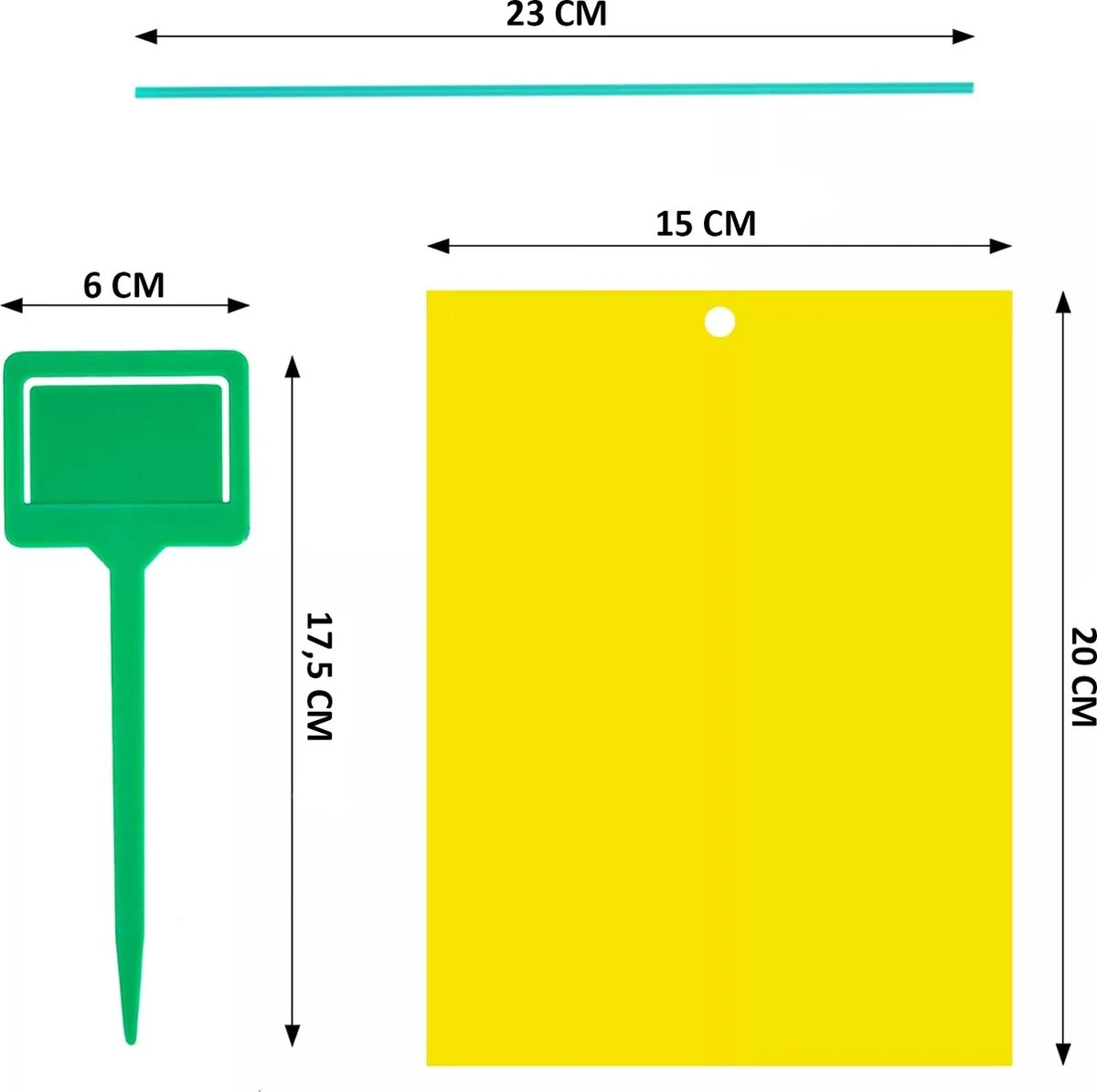 Fruitvliegjes Vanger - Rouwvliegjes Bestrijden - 20 Vellen - Vliegenvanger - 15 X 20 Cm Vellen 3 Fruitvliegjes Vanger - Rouwvliegjes Bestrijden - 20 Vellen - Vliegenvanger - 15 X 20 Cm Vellen - Afbeelding 3