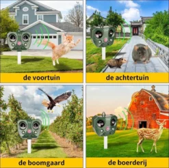 Steks® Ultrasone Kattenverjager - Kattenschrik - Katten Afweermiddel - Zonneenergie - Marterverjager - Op Batterijen - Met Adapter - Tuin - Ongedierte Verjager -Tuinwereld Verkoop 1200x1195 29