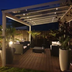 HOFTRONIC Sienna - Veranda Inbouwspots 6x3W - 12 Volt - Complete Veranda Set - 2700K Zeer Warm Wit - IP44 Waterdicht - Dimbare Inbouwspots Met Afstandsbediening - Kantelbaar - 5mm Diameter - 30mm Inbouwdiepte Voor Badkamer En Tuin -Tuinwereld Verkoop 1200x1197 12