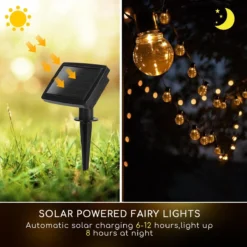 Aigostar 10VRG Solar Lichtsnoer - Lichtslinger Op Zonne-energie - Lampjes Slinger - 20 Transparante LED - 3000K - 5.8 Meter 22 Aigostar 10VRG Solar Lichtsnoer - Lichtslinger Op Zonne-energie - Lampjes Slinger - 20 Transparante LED - 3000K - 5.8 Meter -Tuinwereld Verkoop 1200x1200 1006