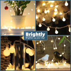 Brightly® Lichtsnoer Van 10 Meter LED – Op USB – Voor Binnen En Buiten – Warm Wit Lichtslinger – Tuinverlichting Met Lampjes Slinger – LED Fairy Lights – Waterdicht -Tuinwereld Verkoop 1200x1200 1024