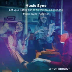HOFTRONIC - Smart LED Strip 5m - RGB Flow Colors - WiFi + Bluetooth - 16,5 Miljoen Kleuren Met 120 LEDs - Music Sync - Met Afstandsbediening - Zelfklevend - Voor Google Home, Amazon Alexa En Siri 14 HOFTRONIC - Smart LED Strip 5m - RGB Flow Colors - WiFi + Bluetooth - 16,5 Miljoen Kleuren Met 120 LEDs - Music Sync - Met Afstandsbediening - Zelfklevend - Voor Google Home, Amazon Alexa En Siri -Tuinwereld Verkoop 1200x1200 1079