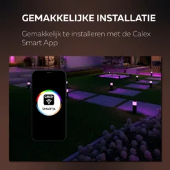 Calex Smart Outdoor LED Buitenlamp - Slimme Grondspot - Sokkellamp RGB En Warm Wit Licht- 4W - Zwart -Tuinwereld Verkoop 1200x1200 1095