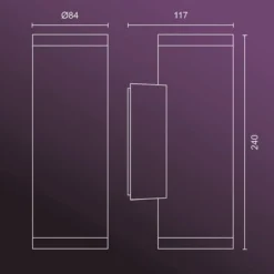 Philips Hue Appear Muurlamp - Wit En Gekleurd Licht - Zwart -Tuinwereld Verkoop 1200x1200 1102