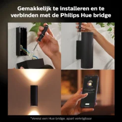 Philips Hue Appear Muurlamp - Wit En Gekleurd Licht - Zwart -Tuinwereld Verkoop 1200x1200 1105