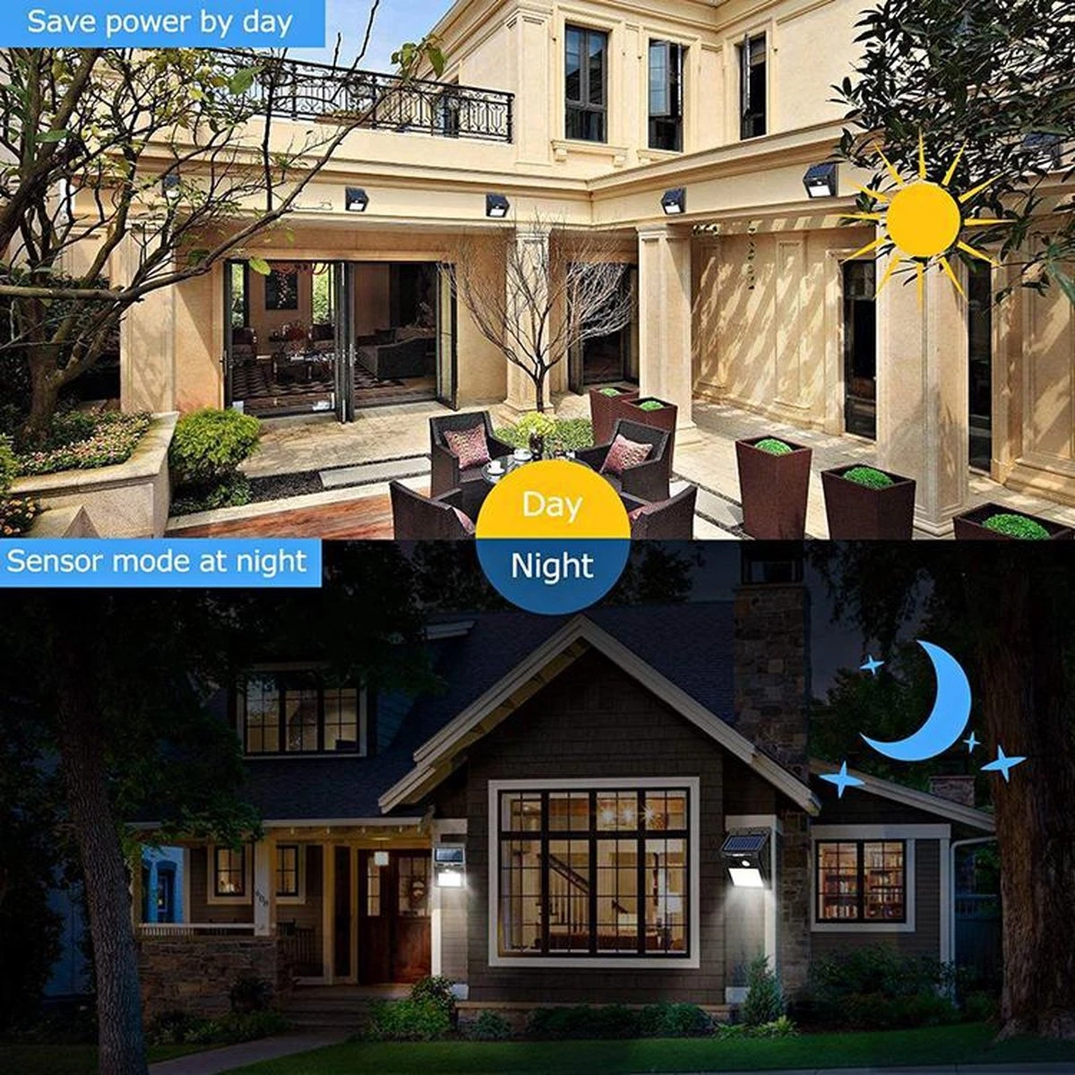 Solar Lamp | Wit | 20 LED Tuinverlichting| Verlichting Op Zonne-energie | IP65 Waterdicht |Tuinverlichting Op Solar | Buitenlamp Op Zonne-energie | Bewegingssensor & Nachtsensor | Tuinlamp Op Zonne-energie | 4 Solar Lamp | Wit | 20 LED Tuinverlichting| Verlichting Op Zonne-energie | IP65 Waterdicht |Tuinverlichting Op Solar | Buitenlamp Op Zonne-energie | Bewegingssensor & Nachtsensor | Tuinlamp Op Zonne-energie | - Afbeelding 4