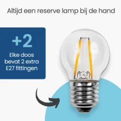 Gologi Lichtsnoer Buiten En Binnen - Lichtslinger 15M - Tuinverlichting LED - Warme Sfeerverlichting 2700K - Smart Verlichting - Koppelbaar Tot 30M -Tuinwereld Verkoop 1200x1200 1130