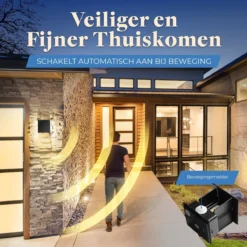 Buitenlamp Met Bewegingssensor - Buitenlamp Met Sensor - Wandlamp Buitenverlichting Met Sensor - Muurlamp Voor Binnen En Buiten -Tuinwereld Verkoop 1200x1200 1160
