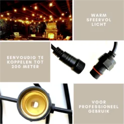 A Sunny Day Lichtsnoer Buiten - 10 Meter Inclusief 10 LED Lampen - 10 Meter Lichtsnoer Voor Buiten + 2 Meter Aansluitsnoer - Prikkabel - Priklicht - Lichtsnoer - 10 LED Lampen - E27 Fitting - Verlengbaar - Lichtsnoer Binnen 15 A Sunny Day Lichtsnoer Buiten - 10 Meter Inclusief 10 LED Lampen - 10 Meter Lichtsnoer Voor Buiten + 2 Meter Aansluitsnoer - Prikkabel - Priklicht - Lichtsnoer - 10 LED Lampen - E27 Fitting - Verlengbaar - Lichtsnoer Binnen -Tuinwereld Verkoop 1200x1200 1190