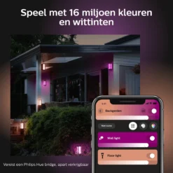Philips Hue Impress Sokkellamp - Wit En Gekleurd Licht - Zwart - Hoog -Tuinwereld Verkoop 1200x1200 1237
