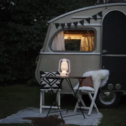 QAZQA Storm - Moderne LED Dimbare Staande Buitenlamp | Staande Lamp Voor Buiten Met Dimmer - 1 Lichts - H 300 Mm - Wit - Buitenverlichting -Tuinwereld Verkoop 1200x1200 1263