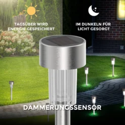 B.K.Licht - Solar Tuinverlichting LED - Padverlichting Met Nachtsensor - 12 Stuks - Tuinlampen Op Zonneenergie - Buitenverlichting - Buitenlamp - IP44 - Incl. Grondspies -Tuinwereld Verkoop 1200x1200 1274