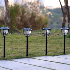 Solar Tuinverlichting Pad 'Prickle' - Voordeelset Van 4 - Buitenlamp - Tuinverlichting Op Zonne-energie -Tuinwereld Verkoop 1200x1200 1277