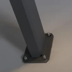 QAZQA Baleno - Moderne Staande Buitenlamp | Staande Lamp Voor Buiten - 1 Lichts - H 650 Mm - Donkergrijs - Buitenverlichting -Tuinwereld Verkoop 1200x1200 1287