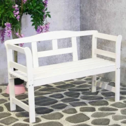 SenS-Line Friesen Tuinbank - Hout - Wit -Tuinwereld Verkoop 1200x1200 131