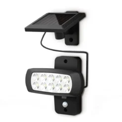 B.K.Licht - Buitenlamp - Wandlamp Buiten - Schijnwerper - Solar - Zonne-energie - Met Bewegingssensor - Floodlight - Tuin - Zwart - IP44 -Tuinwereld Verkoop 1200x1200 1321