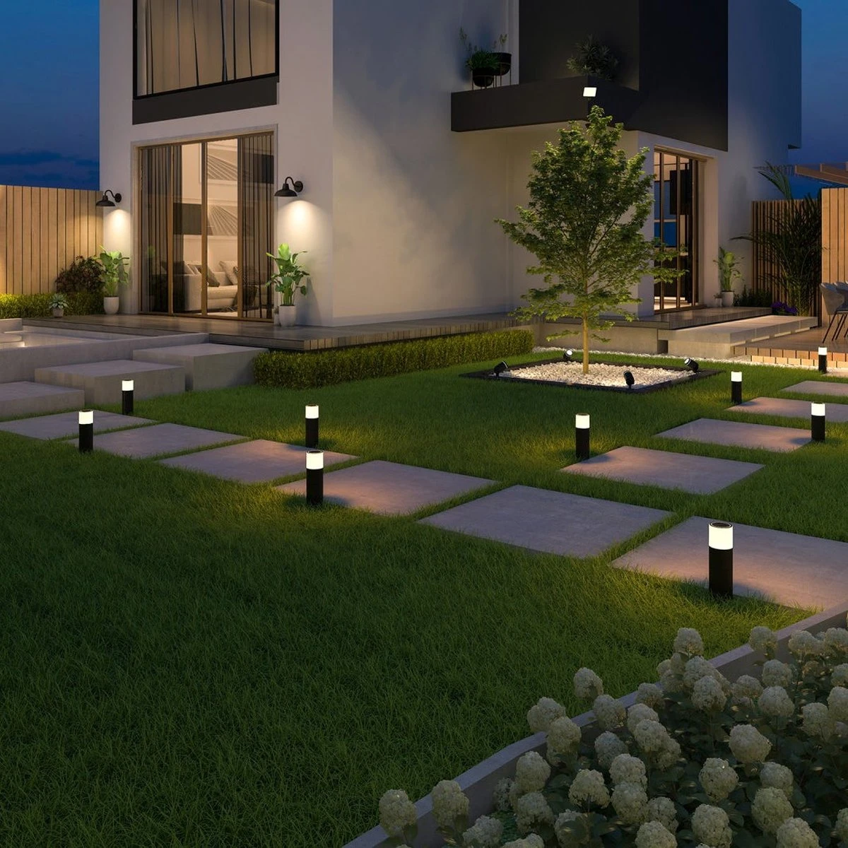 Calex Smart Outdoor - Slimme LED Schijnwerper - LED Floodlight Met Bewegingssensor - Voor Buiten - 24W 5 Calex Smart Outdoor - Slimme LED Schijnwerper - LED Floodlight Met Bewegingssensor - Voor Buiten - 24W - Afbeelding 5