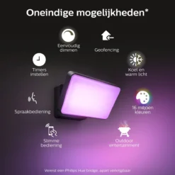 Philips Hue Discover Verstraler - Wit En Gekleurd Licht - Zwart -Tuinwereld Verkoop 1200x1200 1330