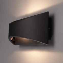 HOFTRONIC Lowa - LED Wandlamp Rechthoek - Up And Down Light (2 Lichts) - 6 Watt 3000K Warm Wit Licht - Modern Design - IP54 Waterdicht - Geschikt Als Binnen En Buiten Wandlamp - 3 Jaar Garantie -Tuinwereld Verkoop 1200x1200 1386