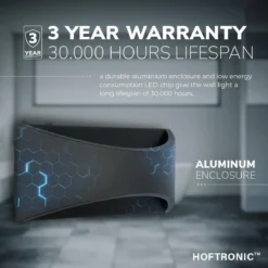 HOFTRONIC Lowa - LED Wandlamp Rechthoek - Up And Down Light (2 Lichts) - 6 Watt 3000K Warm Wit Licht - Modern Design - IP54 Waterdicht - Geschikt Als Binnen En Buiten Wandlamp - 3 Jaar Garantie -Tuinwereld Verkoop 1200x1200 1390