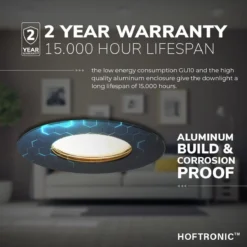 HOFTRONIC™ LED Inbouwspots 3 Spots - Zwart - Rond - IP65 - GU10 - Dimbaar - Spot Bari - 5 Watt 2700K Warm Wit -Tuinwereld Verkoop 1200x1200 1406