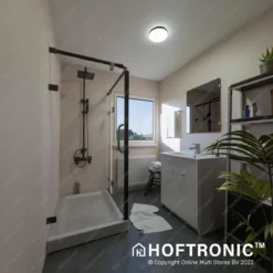 Lumi - 16W Slimme Plafondlamp Badkamer Zwart - IP54 Waterdicht - Smart Home WiFi + BLE - 2700K-6500K White Ambiance - Ø30 Cm -Tuinwereld Verkoop 1200x1200 1420