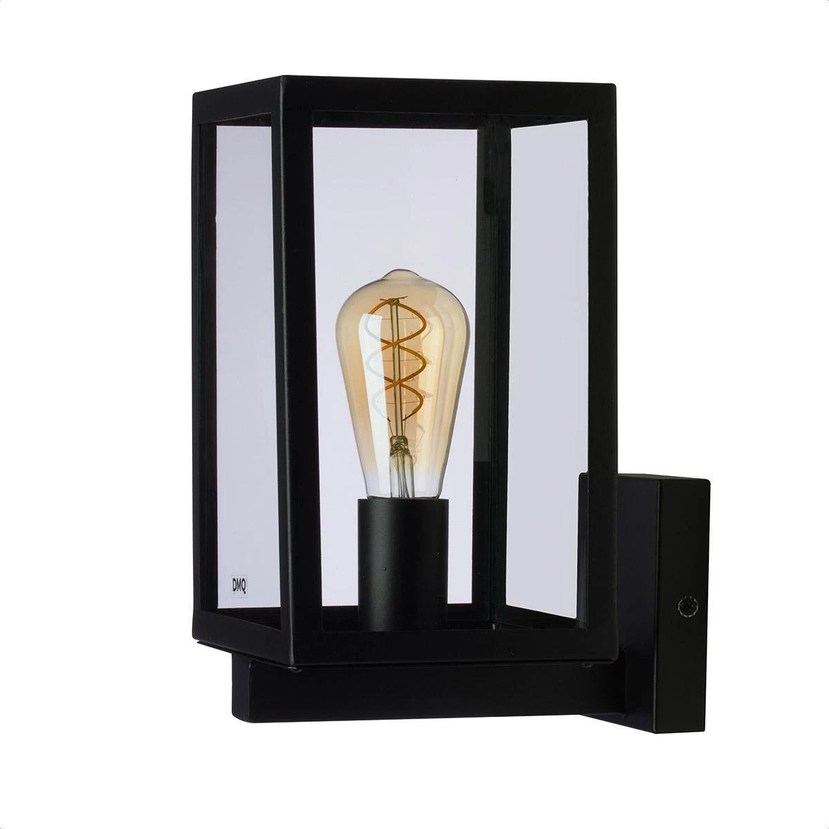 DMQ Buitenlamp Boston - Lantaarn Zwart IP44 - Voordeur - Wand / Hanglamp 2 DMQ Buitenlamp Boston - Lantaarn Zwart IP44 - Voordeur - Wand / Hanglamp - Afbeelding 2
