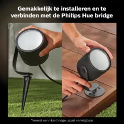 Philips Hue Lily XL-tuinspot - Wit En Gekleurd Licht - Zwart - Laagspanning -Tuinwereld Verkoop 1200x1200 1526