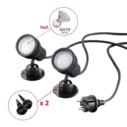B.K.Licht - Prinkspot - Buitenlampen Incl. GU10 - 3.000 K - 2 Stuks -Tuinwereld Verkoop 1200x1200 1542