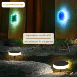 Lueas® - Solar Grondspot Telefoonbestuurbaar- Met App - Zonne-energie - Muurlamp - Lichtsensor - Bluetooth -Tuinwereld Verkoop 1200x1200 1577