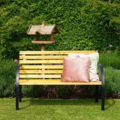 Dutcc 41142 - Tuinbank - Woodstock - 120 Cm – Zwart -Tuinwereld Verkoop 1200x1200 160