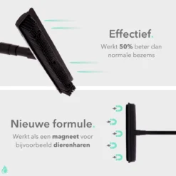CLEANLY® Rubberen Bezem Met Vloerwisser - Kappersbezem - Zachte Bezem Binnen & Buiten - Vloertrekker Met Steel - 68-150 Cm -Tuinwereld Verkoop 1200x1200 1617