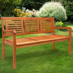 Casaria Tuinbank - FSC®-Gecertificeerd Eucalyptushout - 153cm Bruin -Tuinwereld Verkoop 1200x1200 164