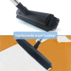 De Blaffende Kat 2 In 1 Rubberen Bezem – Bezem Binnen & Buiten – Vloerwisser Met Steel - Vloertrekker – Veger - Extra Lang 160cm -Tuinwereld Verkoop 1200x1200 1671