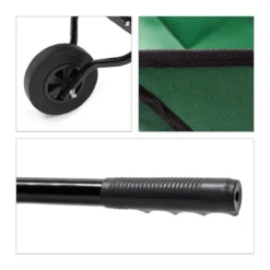 Relaxdays Kruiwagen Opvouwbaar - Inklapbare Tuinwagen - Vouwkruiwagen - Groen - 50 L -Tuinwereld Verkoop 1200x1200 1677