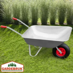 Gardebruk Kruiwagen 80 Liter – Belastbaarheid 100 Kg - Zilver -Tuinwereld Verkoop 1200x1200 1699