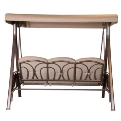 SORARA® Luxe Schommelbank Met Zonnescherm - Bruin - Zware Kwaliteit. 10 SORARA® Luxe Schommelbank Met Zonnescherm - Bruin - Zware Kwaliteit. -Tuinwereld Verkoop 1200x1200 172