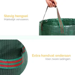 Goliving Tuinafvalzak - Set Van 2- Tuinafvalzakken Opvouwbaar - Tuinzak - Tuinafvalemmer - 2x 280 Liter - Groen 15 Goliving Tuinafvalzak - Set Van 2- Tuinafvalzakken Opvouwbaar - Tuinzak - Tuinafvalemmer - 2x 280 Liter - Groen -Tuinwereld Verkoop 1200x1200 1747