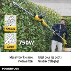 Powerplus POWXG2043 Elektrische Heggenschaar - 750W - Snoeien En Knippen - Zwaardlengte 570mm - Mesafstand 24mm - Telescopisch - Draaibaar Handvat - Haagschaar Voor Tuinonderhoud 7 Powerplus POWXG2043 Elektrische Heggenschaar - 750W - Snoeien En Knippen - Zwaardlengte 570mm - Mesafstand 24mm - Telescopisch - Draaibaar Handvat - Haagschaar Voor Tuinonderhoud -Tuinwereld Verkoop 1200x1200 1842