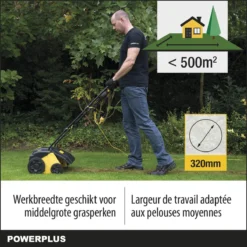 Powerplus POWXG7513 Elektrische Verticuteermachine - Mos Verwijderaar - 1400W - 320mm Maaibreedte - 45L Opvangbak - Incl. Gazonbeluchter/grasbeluchter 11 Powerplus POWXG7513 Elektrische Verticuteermachine - Mos Verwijderaar - 1400W - 320mm Maaibreedte - 45L Opvangbak - Incl. Gazonbeluchter/grasbeluchter -Tuinwereld Verkoop 1200x1200 1924