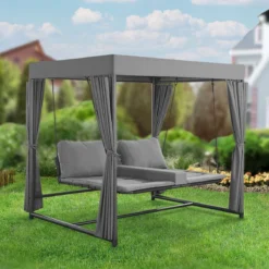 Schommelbank / Ligbank Kassandra - Donkergrijs 24 Schommelbank / Ligbank Kassandra - Donkergrijs -Tuinwereld Verkoop 1200x1200 194