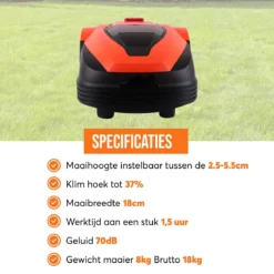 Zoef Robot Robotmaaier Betsie Met APP <1400 M2 -Tuinwereld Verkoop 1200x1200 1985