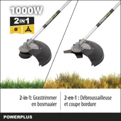 Powerplus POWXG30405 Bosmaaier 2-in-1 - 1000 W - Bosmaaier & Grastrimmer -Tuinwereld Verkoop 1200x1200 1994