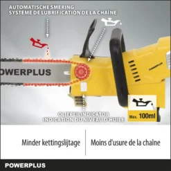 Powerplus POWXG1032 Elektrische Kettingzaag - 900W - Zwaardlengte 300mm - Automatische Kettingsmering - Incl. 1x Ketting En 1x Zwaard -Tuinwereld Verkoop 1200x1200 2109