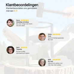 Maatworkz - Houtklover + Hamer - Houtsplijter - Houtkliever - Houtklover Voor Aanmaakhout - Gietijzer - Zwart -Tuinwereld Verkoop 1200x1200 2115