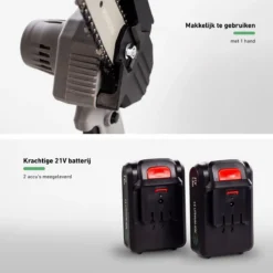 Mardin Mini Kettingzaag - Snoeizaag - Kettingzaag - Kettingzaag Electrisch Met 2 Accu - Inclusief Koffer - 1 Extra Accu - Grijs 13 Mardin Mini Kettingzaag - Snoeizaag - Kettingzaag - Kettingzaag Electrisch Met 2 Accu - Inclusief Koffer - 1 Extra Accu - Grijs -Tuinwereld Verkoop 1200x1200 2148