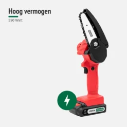 Mardin Mini Kettingzaag - Snoeizaag - Kettingzaag - Kettingzaag Electrisch Met 2 Accu - Inclusief Koffer - 1 Extra Accu - Rood -Tuinwereld Verkoop 1200x1200 2159