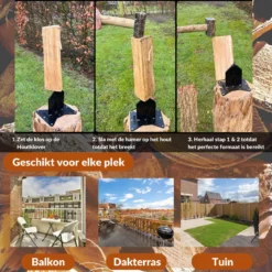 Miseru Houtklover – Geen Bijl Nodig – No Axe - Houtsplijter – Houtkliever – HANDMADE In Holland - Houtklover Voor Aanmaakhout – Metaal 15 Miseru Houtklover – Geen Bijl Nodig – No Axe - Houtsplijter – Houtkliever – HANDMADE In Holland - Houtklover Voor Aanmaakhout – Metaal -Tuinwereld Verkoop 1200x1200 2248