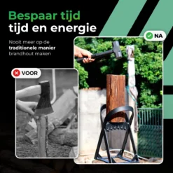 Lighted Lifestyle™| Houtklover Voor Aanmaakhout Incl. Kloofhamer - Houtsplijter - Houtkliever - Snel Haardhout - Gietijzer - Incl. Schroeven 14 Lighted Lifestyle™| Houtklover Voor Aanmaakhout Incl. Kloofhamer - Houtsplijter - Houtkliever - Snel Haardhout - Gietijzer - Incl. Schroeven -Tuinwereld Verkoop 1200x1200 2253